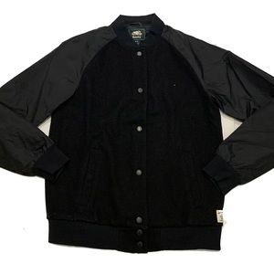 M / Roots Black Bomber Jacket